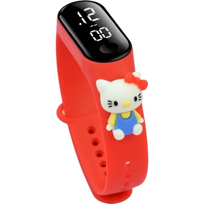 Детски часовник NUBKI MI Band 10 Comics, Red Kitty (M10-COMICS-RED-KITTY)