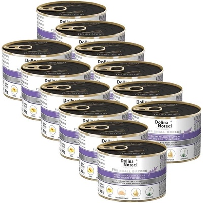 Dolina Noteci Premium Junior králičia pečeň a jelení jazyk 12 x 185 g