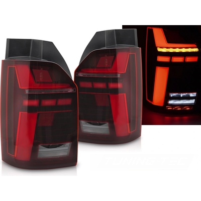 Zadné svetlá VW T6/T6.1 15-24 Red WL LED BAR (výklopné dvere)