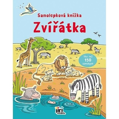 Samolepková knížka zvířata