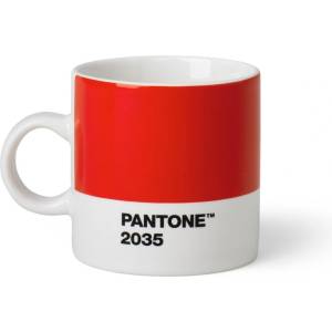 Pantone Червена порцеланова чаша за еспресо 120 ml Red 2035 - Pantone (101042035)