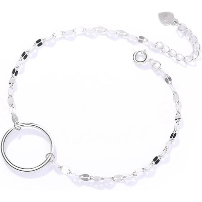 Silenti Jewelry Сребърна гривна "Кръговрат