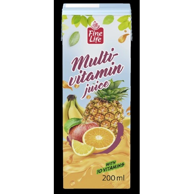 Fine Life multivitamín 100% 27 x 200 ml