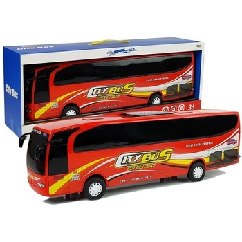 LEAN TOYS Autobus mestský 54 cm červený
