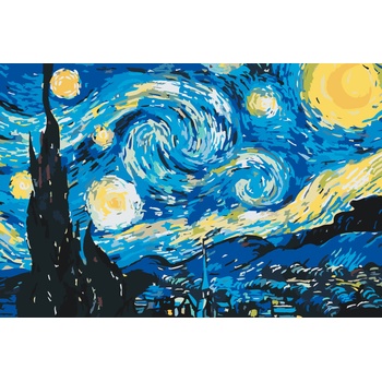 Vymalujsisam Maľovanie podľa čísiel Vincent Van Gogh Hviezdna noc