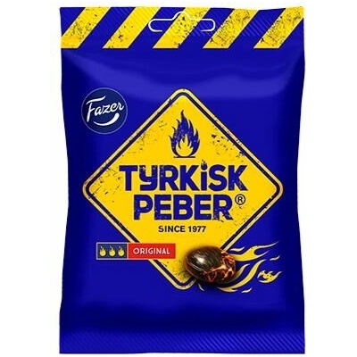 Fazer Tyrkisk Peber pálivé lékořicové bonbóny 150 g