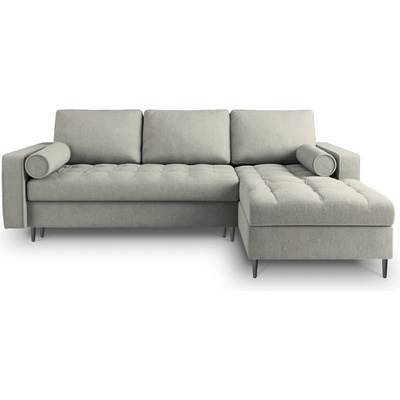 Milo Casa Светлосив ъглов разтегателен диван , десен ъгъл Santo - Milo Casa (MIL_RCF_52_A3_SANTO6)