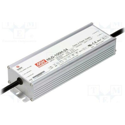 MEAN WELL HLG-100H-24 Napájecí zdroj: spínaný; LED; 100W; 24VDC; 4A; 90÷305VAC; IP67; HLG