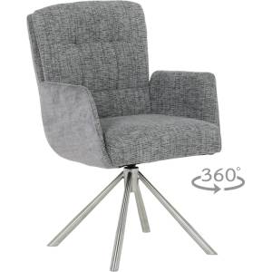 Carmen Трапезен стол keila - сив (3532270) - tierradesign