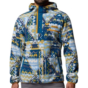 Columbia Мъжки поларен пуловер Columbia Helvetia II Printed Hoodie Fleece jumper - Phoenix Blue / Geomix - размер XL (005-7382-0415)
