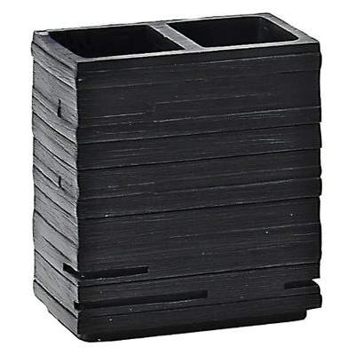 Gedy QUADROTTO držiak kefiek na postavenie čierna QU9814