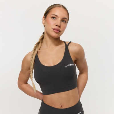 GymBeam Спортен сутиен BEAT Charcoal L
