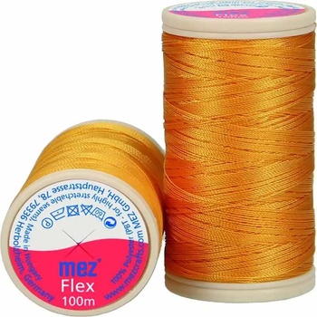 Elastická polyesterová nit 6350 Oranžová