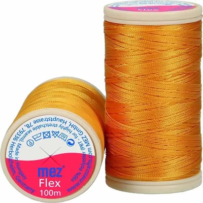Elastická polyesterová nit 6350 Oranžová