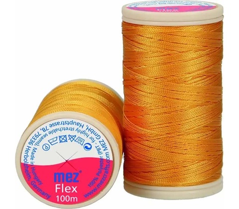 Elastická polyesterová nit 6350 Oranžová