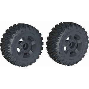 Arrma колело с гума dBoots Ragnarok MT, диск черен (2)