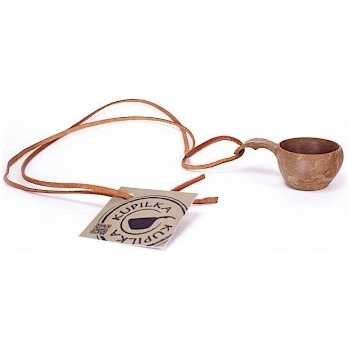 Image 1 of KUPILKA ECO мерителна чаша с кожена връвчица 15 мл, кафява (K1B)