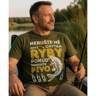 123TRIKO termoska Nerušte mě když chytám ryby, pokud nenesete pivo 500 ml rybaření