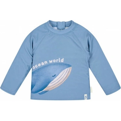 Little Dutch Plavecké tričko dlhý rukáv Ocean Blue
