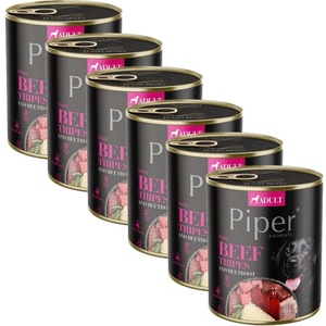 Dolina Noteci Консерва Piper Adult с говежди дръжки и червено цвекло 6 x 800 г