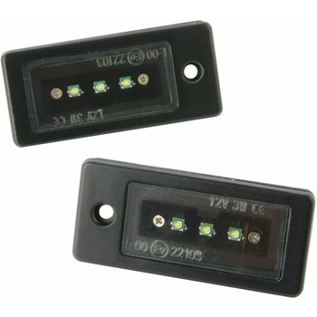 Angeleyes LED osvetlenie ŠPZ Audi A3 8P, A4 8E, A6 4F,Q7 CREE LED+hliníkové púzdro