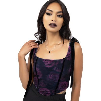 KILLSTAR Дамски корсет KILLSTAR - Nightbloom - Black - KSRA012668