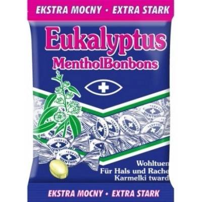 Mieszko S.A. Eukalyptus extra strong bonbóny 150 g