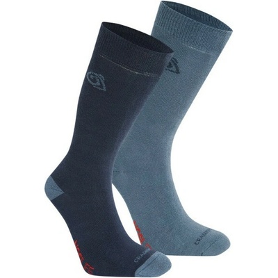 Craghoppers ponožky NosiLife Twin Pck Socks modrá/svetlo modrá