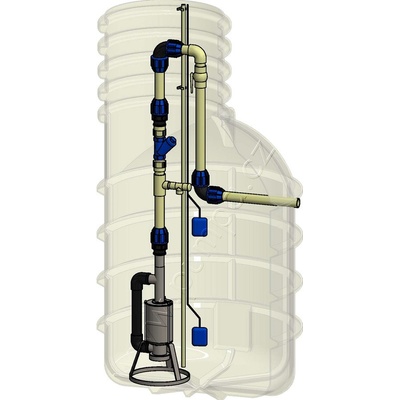 Pumpa Classic set DN40 INOX Morava 5-16-T 1,1 kW 400V kábel 10m