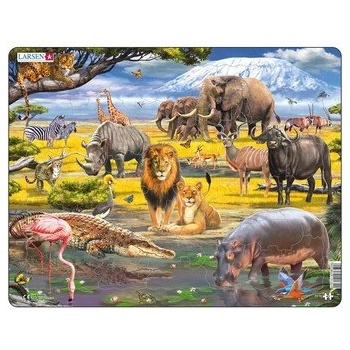 Image 1 of Larsen - Пъзел: Детски - "Савана" - 43 части, голям