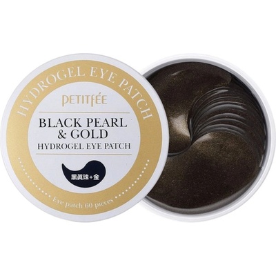 Petitfee & Koelf Пачове за очи, с черни перли и златни частици, 30 х 2 броя