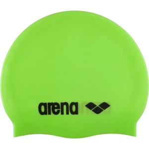 Arena Шапка за плуване Arena Classic Silicone Swim cap - Acid Lime / Black - размер One Size (581-0005-0111)