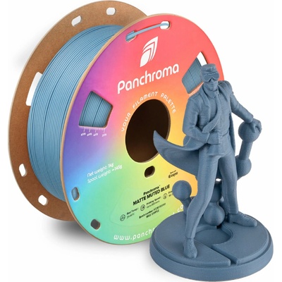 Polymaker PLA Matte Muted Blue 1,75mm 1kg