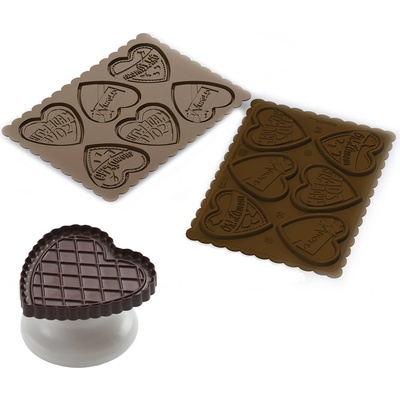 Silikomart Форма за сладки Ckc06 Cookie Love Slim (22.166.77.0165)