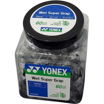 YONEX Грип от кутия Yonex Wet Super Grap - black (ac102-60)