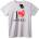 NOONEBRAND Тениска Обичам Моя Крал - 2XL, White