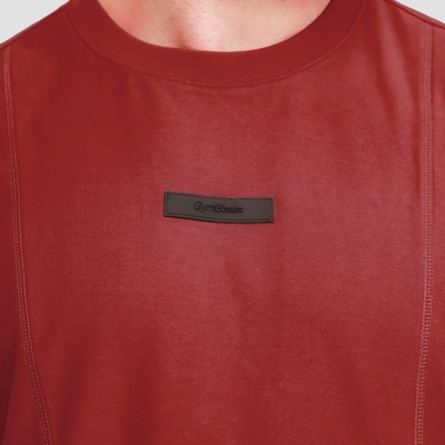 GymBeam tričko Oversized Unstoppable Red