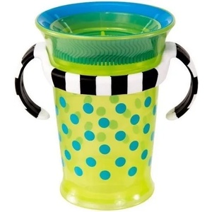 Sassy Неразливаща чаша за лесен преход Sassy, 207 ml, зелена (30033)