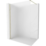 Mexen Kioto-X душ стена Walk-in 140 x 200 cm, матирано 10 mm, злато - 800-140-101-50-30-X (800-140-101-50-30-X)