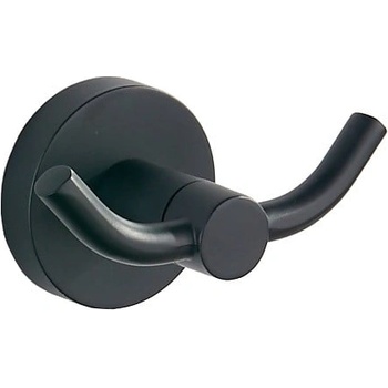 Mexen Remo двоен закачалка за хавлиени кърпи, черен- 70507352-70 (70507352-70)