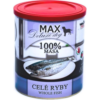 Sokol Falco Max Deluxe Dog Adult Celé ryby 8 x 800 g
