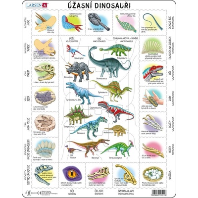 Larsen Úžasní dinosauři 35 dílků