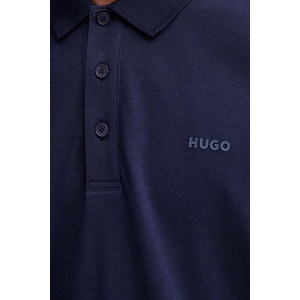 HUGO тениска с яка мъжка от памук Donos222 (50466182) - answear - 95,82 лв