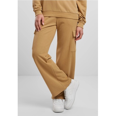 Urban Classics Дамски карго панталони Urban Classics Terry Sweat Pants unionbeige UB-TB6857-03738 - Кафяв, размер XL