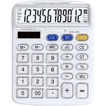 CTIFREE ECO-001 бял калкулатор, 120x154mm, 12 цифри, двойно захранване, 2 години гаранция ECO-001(SDC-3811C) (ECO-001(SDC-3811C)) Калкулатори