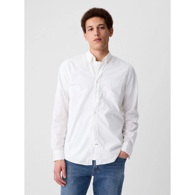 Gap košel'a slim poplin stretch biela