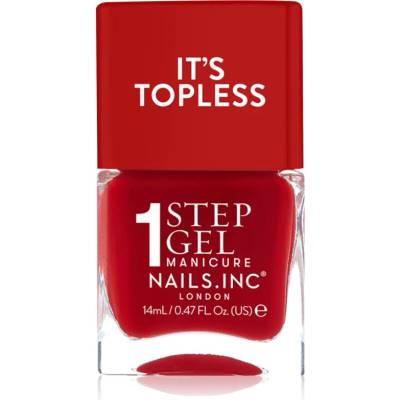 Nails Inc. Nails Inc. It’s Topless гел лак за нокти за дълготраен ефект цвят Kendall 14ml
