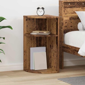 vidaXL Крайна масичка Старо дърво 29, 6 x 29, 6 x 60 см (891128)