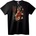 NOONEBRAND Тениска Кои Риба 'Enjoy Life' - XS, Black