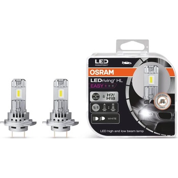 Image 1 of OSRAM LEDriving HL EASY H7/H18 16W 12V 2x (64210DWESY)